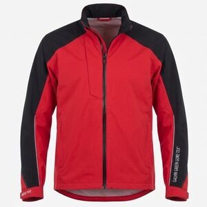 Galvin Green Gore-Tex Golf Rain Jacket Mens XXL Red Black Waterproof Full Zip
